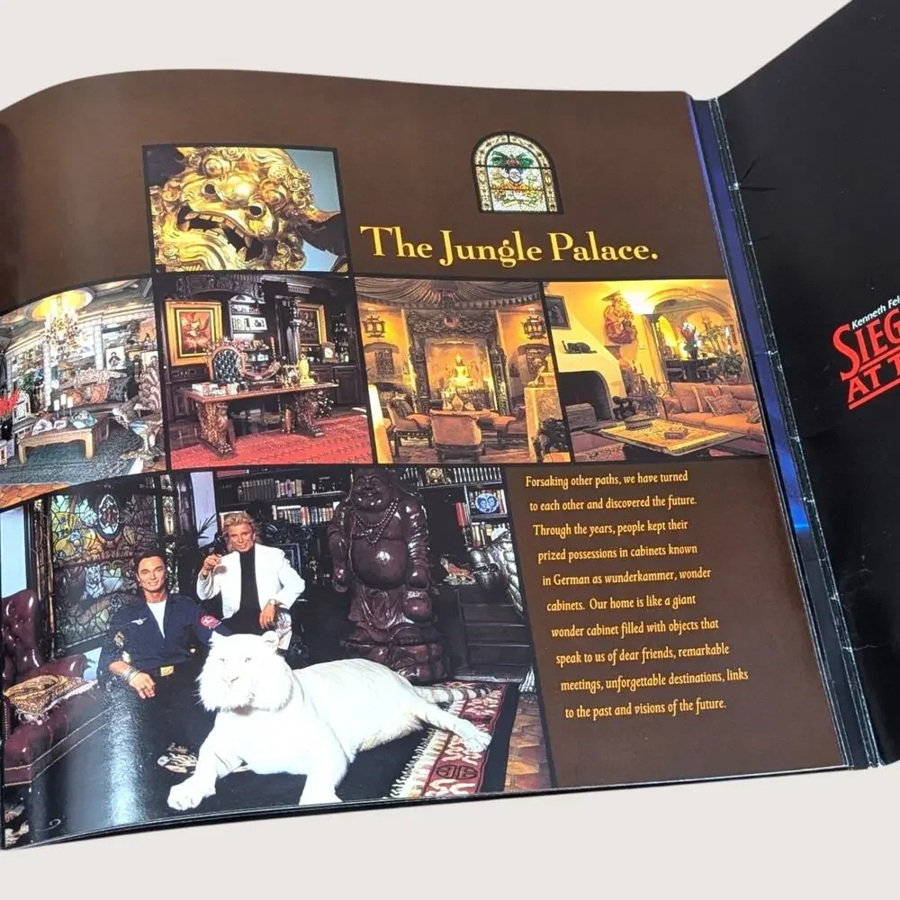 Vintage Siegfried and Roy Mirage Souvenir Program Book